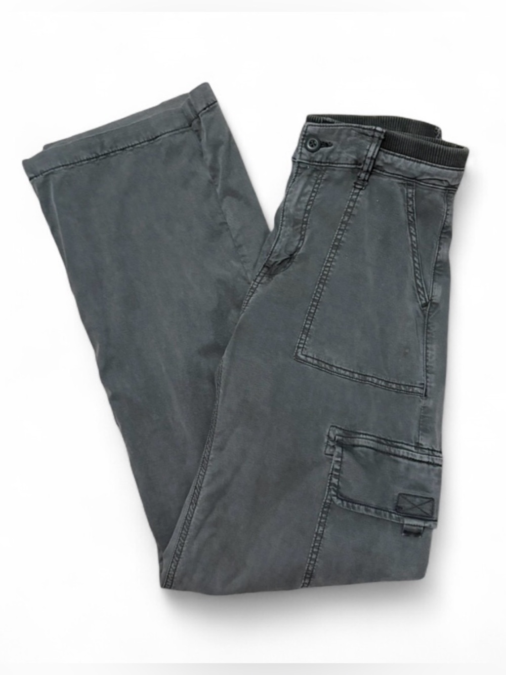 American Eagle Women’s Cargo Pants in Charcoal Gray